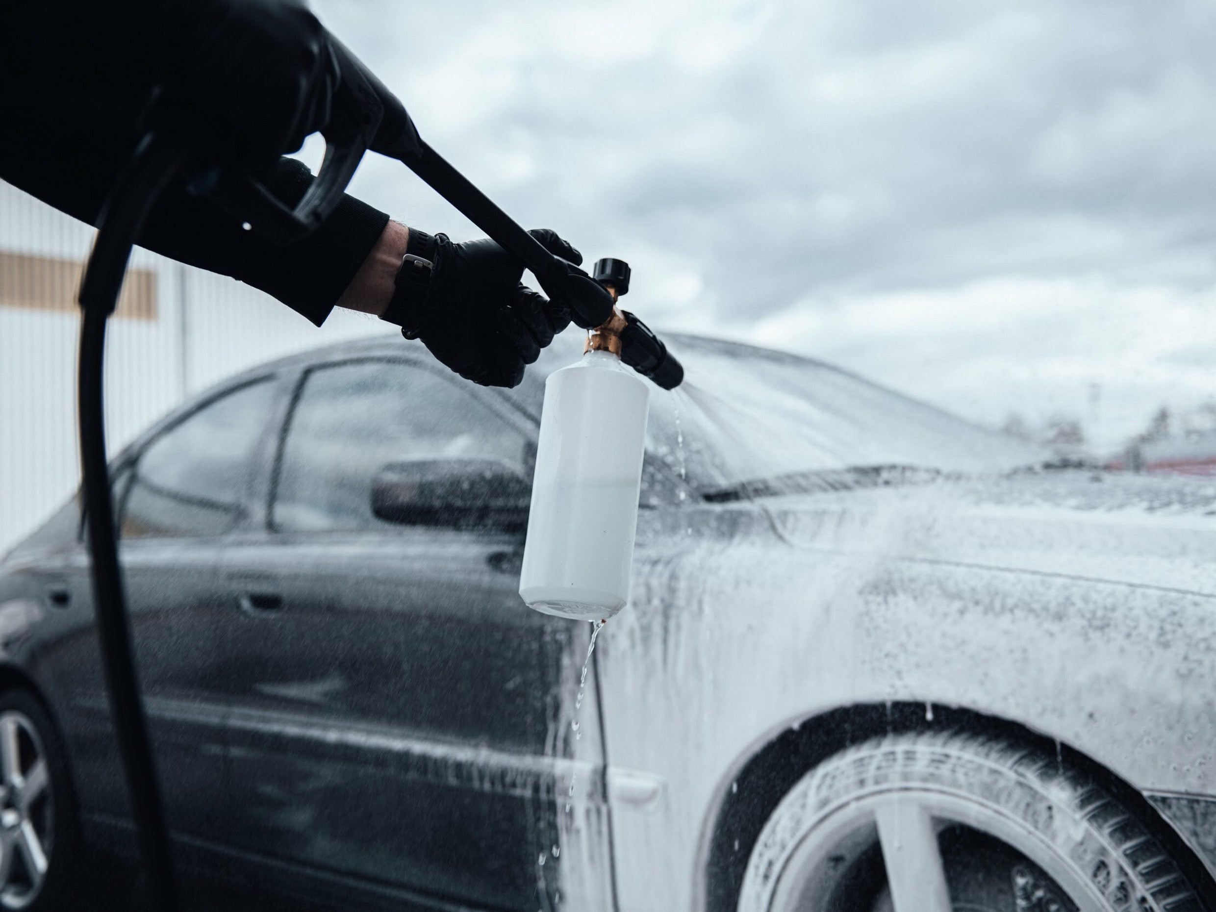 Foam lance inklusive adaptrar