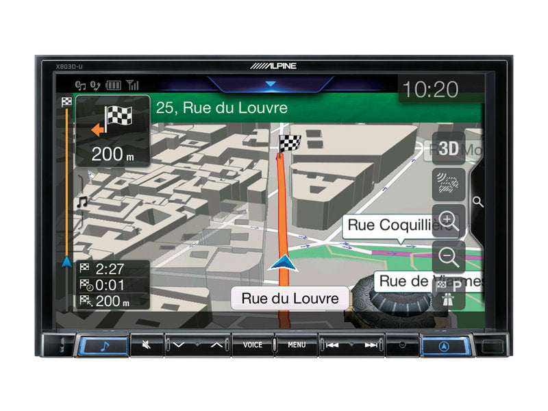 ALPINE X803DC-U TRUCKING DATABASE