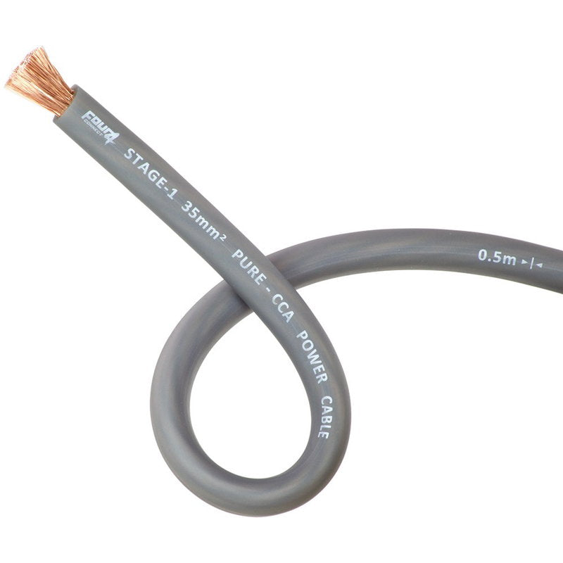 4CONNECT 35mm2 strömkabel mörkgrå 30m