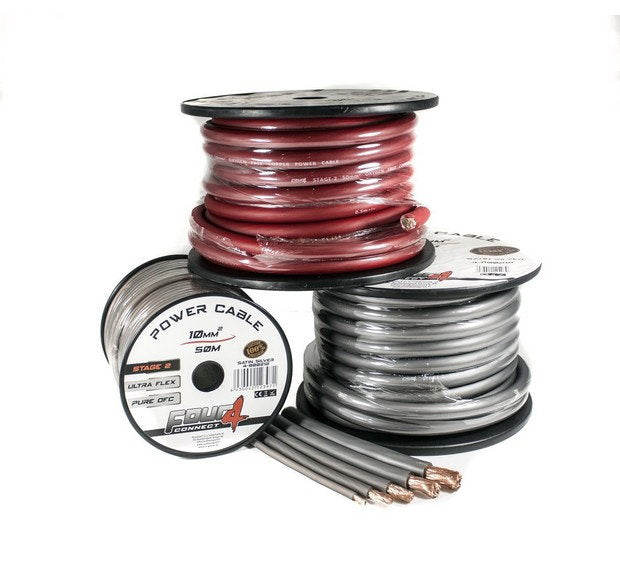 4CONNECT 4-800217 STAGE2 50mm2 OFC-strömkabel röd 20m