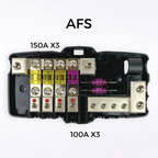 GS Audio AFS 4-vägs säkringshållare