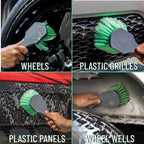 Wheelie all exterior surface and wheel brush