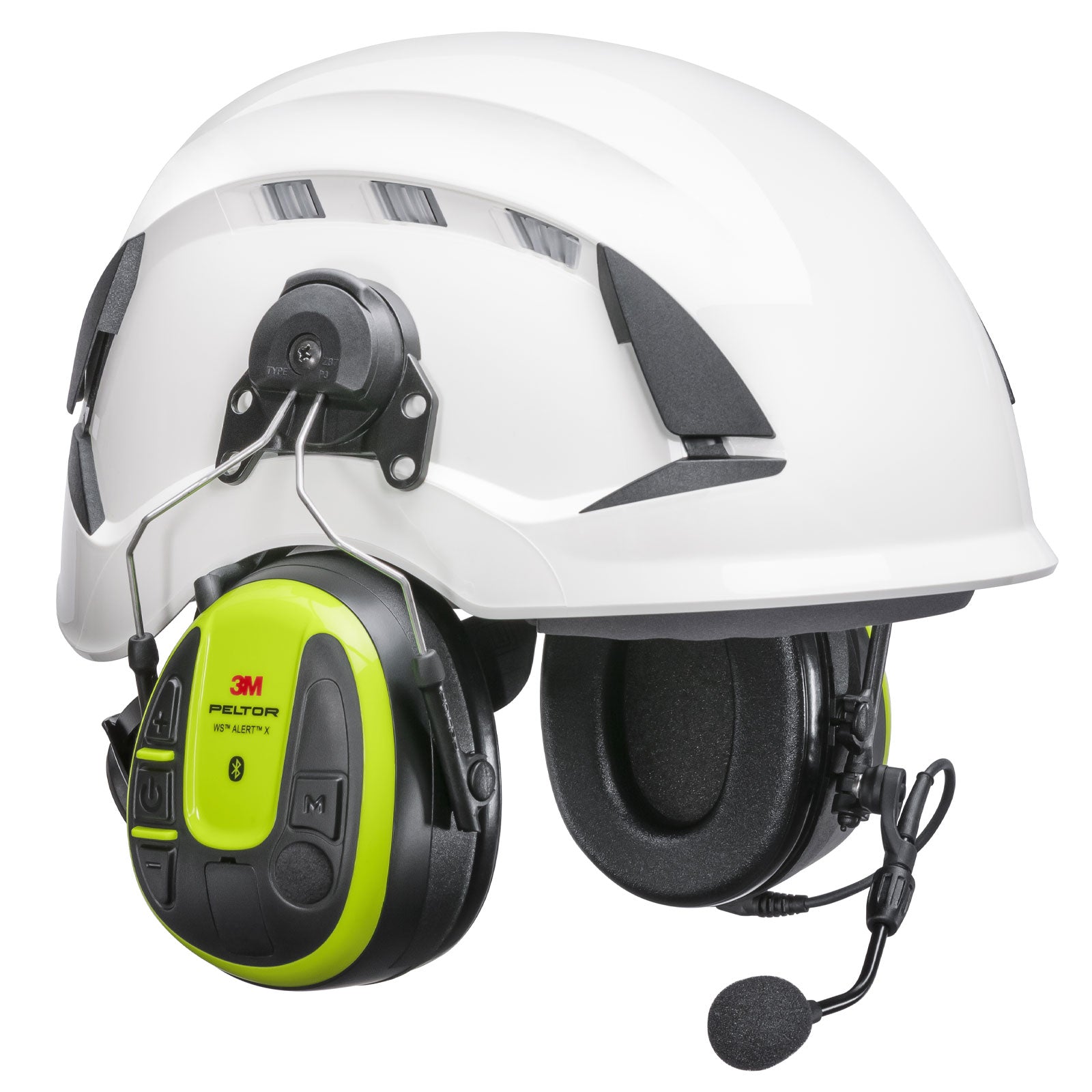 Hörselkåpa PELTOR WS Alert X-headset, APP, hjälmfäste