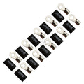 4Connect 4-690962 M8 Ring Kabelsko 20mm², 10x Svart