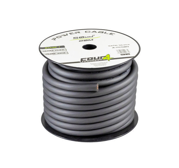 4CONNECT 4-PC50N 50mm2 strömkabel mörkgrå 20m