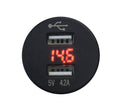 4Connect 4-600156 waterprof USB-charger with voltage display