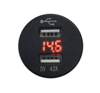 4Connect 4-600156 waterprof USB-charger with voltage display