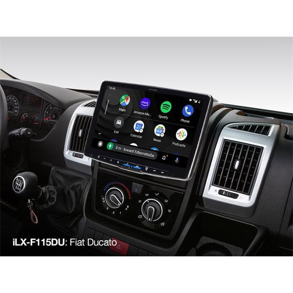 Alpine 11" Digital Media Station Wireless CarPlay kit for Ducato -21