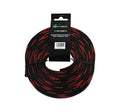 4Connect 4-NS10BR12 Röd Och Svart Nylonstrumpa 12/25mm 10m