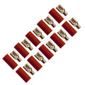 4Connect 4-690746 Flat Kabelsko 6.0mm², Bredd 6.3 Mm, Röd, 10st