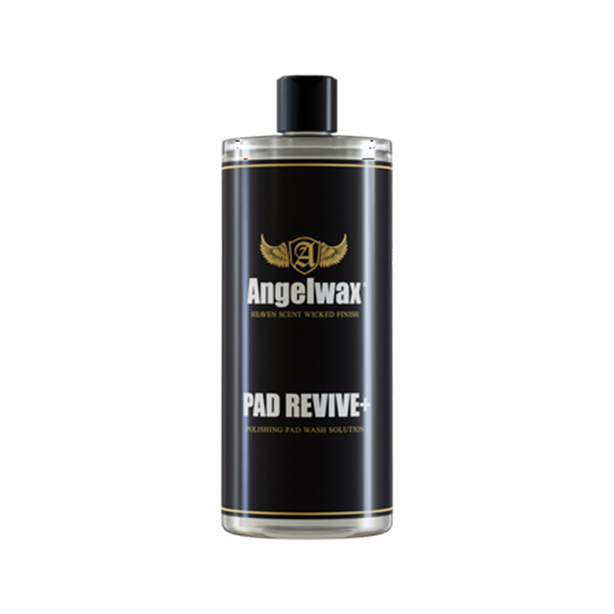 Tvättmedel från Angelwax för att rengöra polertrissor, pads