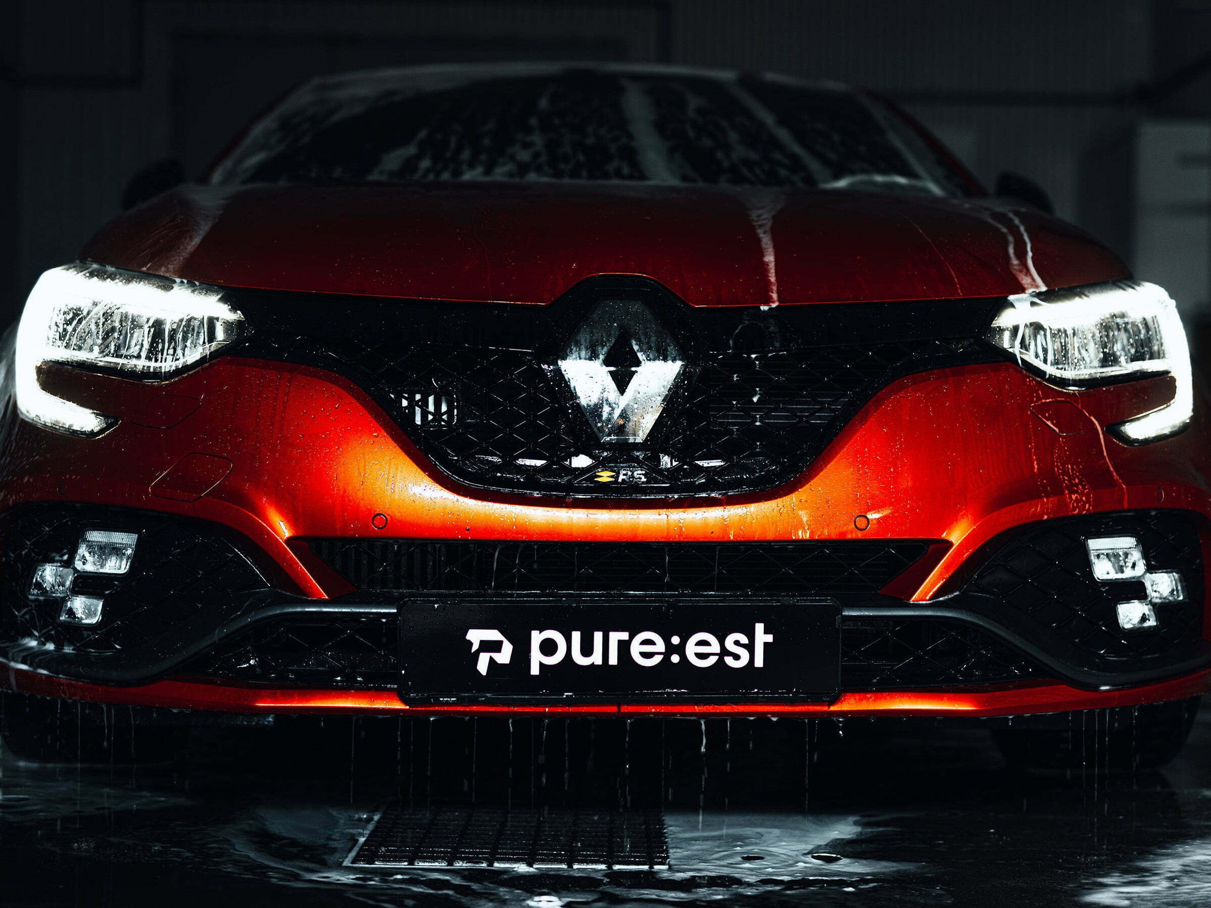 Pureest tvåsidig nummerplåt