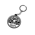 Pocket rubber keychain