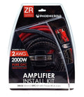 Phoenix Gold 35MM² / 2AWG, 2000W PURE OFC INSTALL KIT - ZRK35