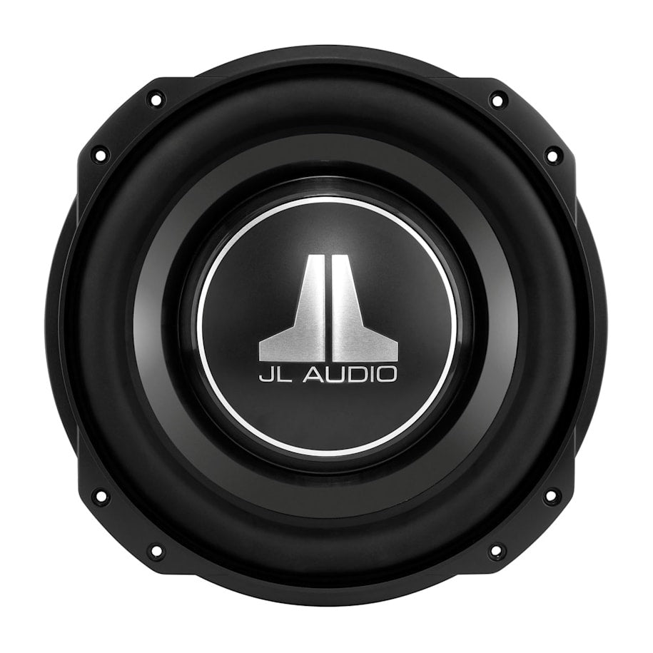 2-pack JL Audio 10TW3-D4, slimmat 10 tums baselement