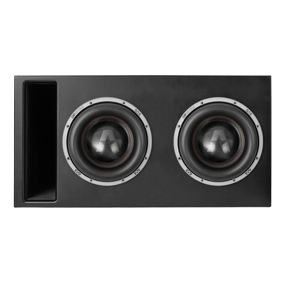 Portad 2x12 tums Comp-låda med 2st GAS CMP S3-12D.5