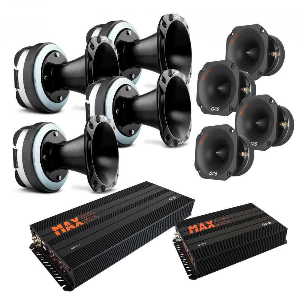 4-pack DS18 PRO-DKH2F & GAS PT2-384, SPL-paket med steg, X-Large