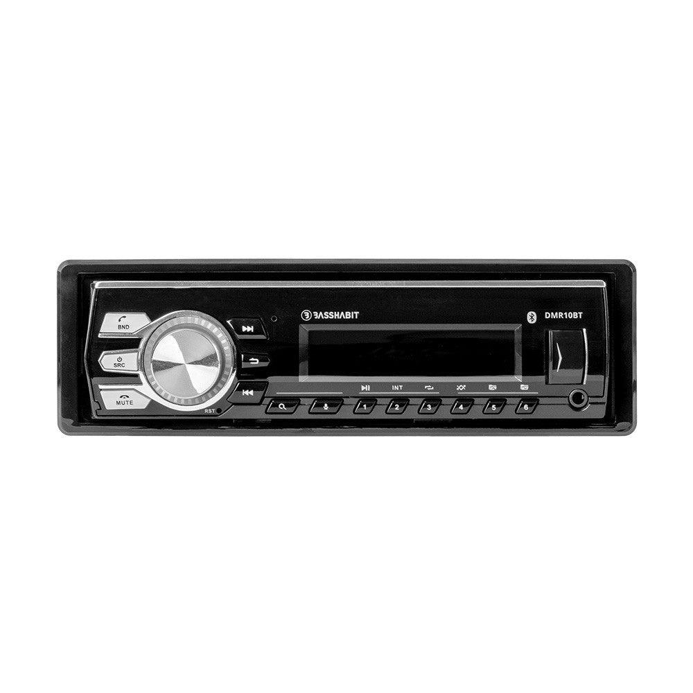 Bass Habit DMR10BT bilstereopaket med Rebel-högtalare