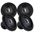 4-pack Bass Habit Elite 2 E2380D2, 15 tums baselement