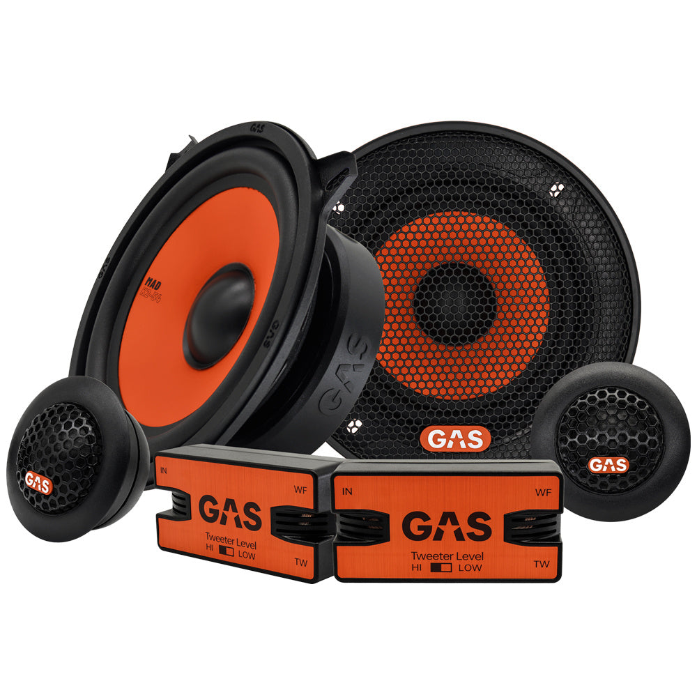 GAS MAD K2/X2 Högtalarpaket till BMW E39 Sedan/Touring