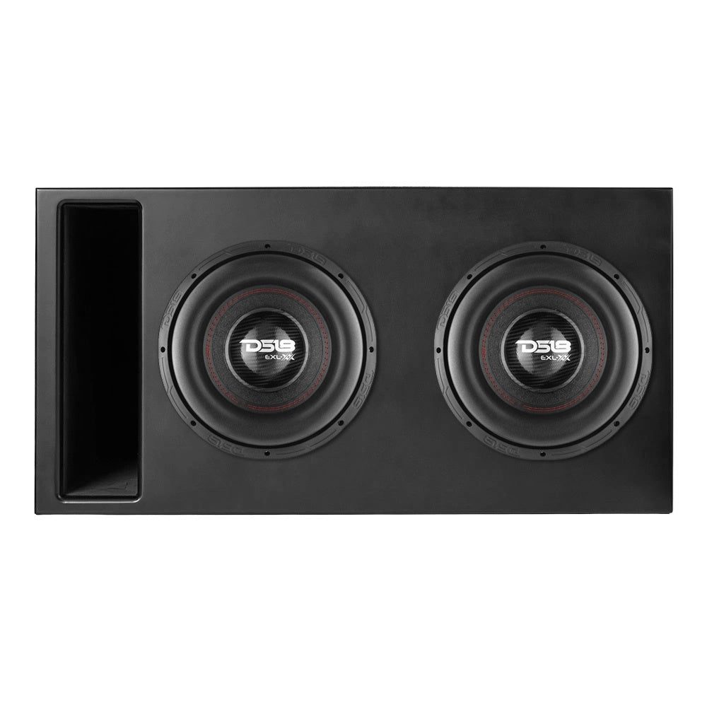 Portad 2x12 tums Comp-låda med 2st DS18 EXL-XX12.4DHE