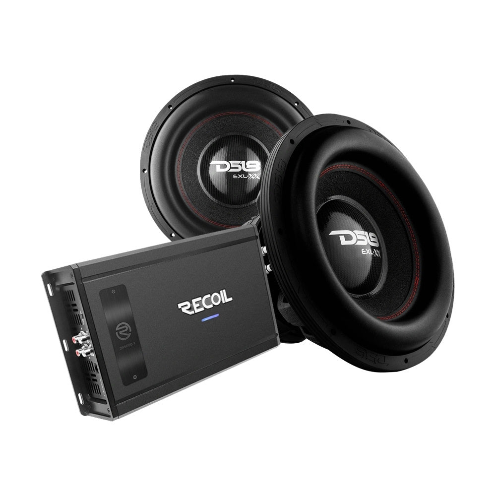 2-pack DS18 EXL-XX15.4DHE med Recoil DII 5000.1, 2x15" baspaket