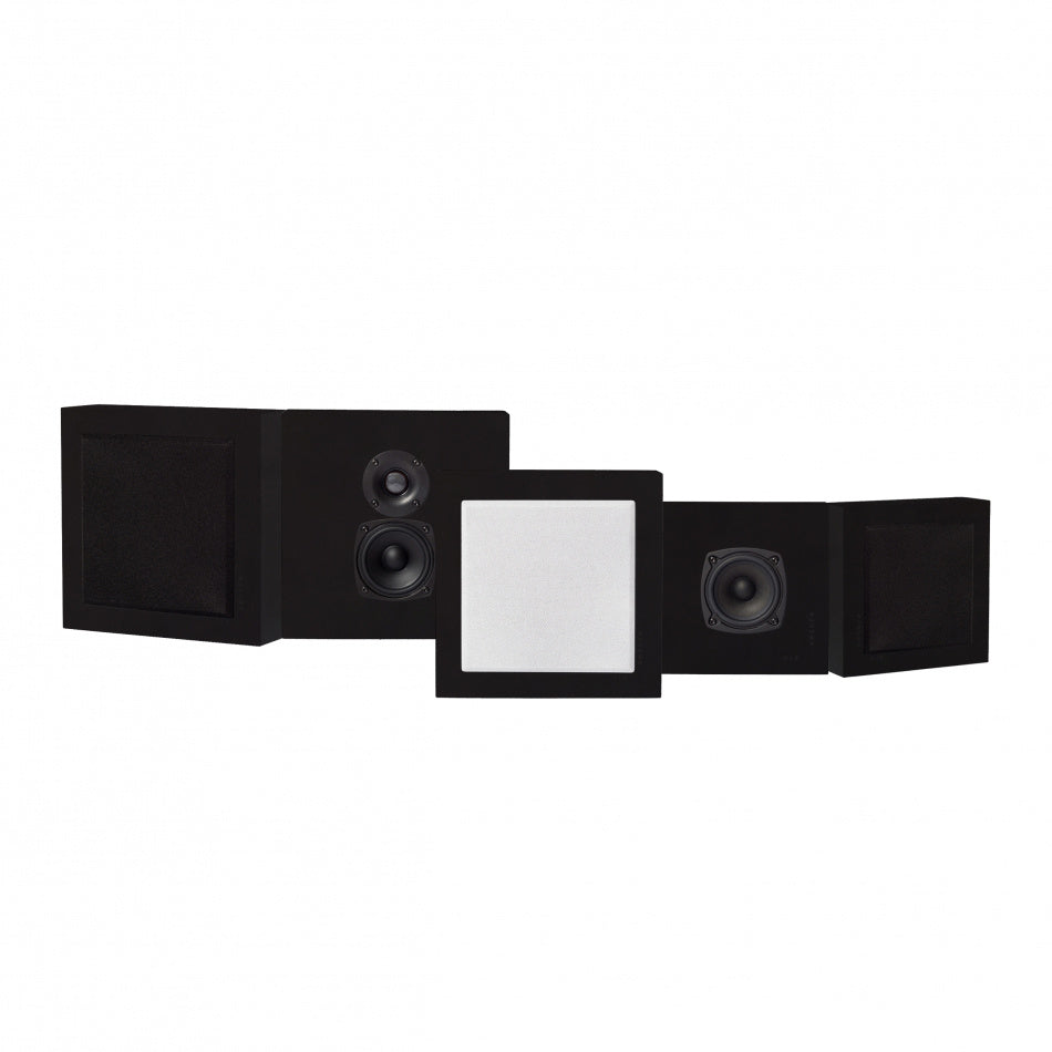 DLS Flatbox Mini On-Wall 5.0 högtalarpaket, svart