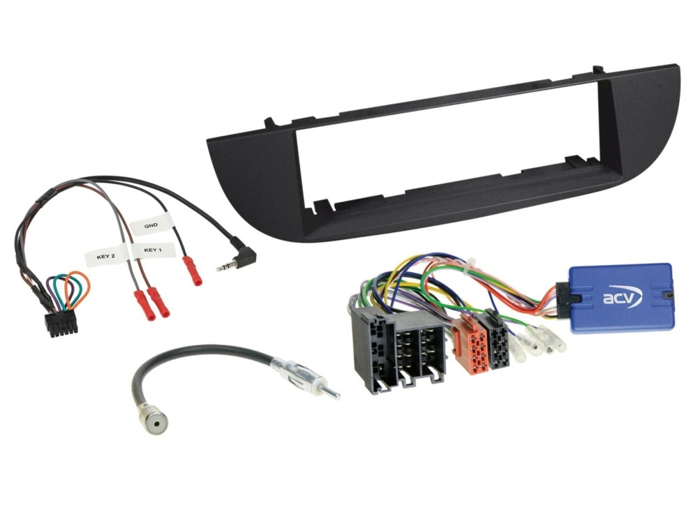 GAS MAD M130-BTN bilstereopaket till Fiat 500 2007-2015