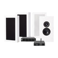 Dynavoice CA802BT, SC4B & 2 par mattvita DLS Flatbox Midi