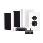 Dynavoice CA802BT, SC4B & 2 par mattvita DLS Flatbox Midi