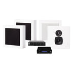 System One A50BT, SC4B & 2 par mattvita DLS Flatbox Mini