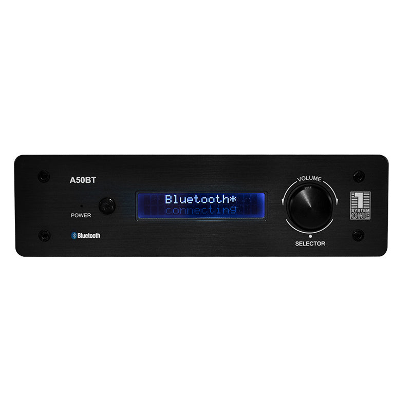 System One A50BT, SC4B & 2 par mattvita DLS Flatbox Mini