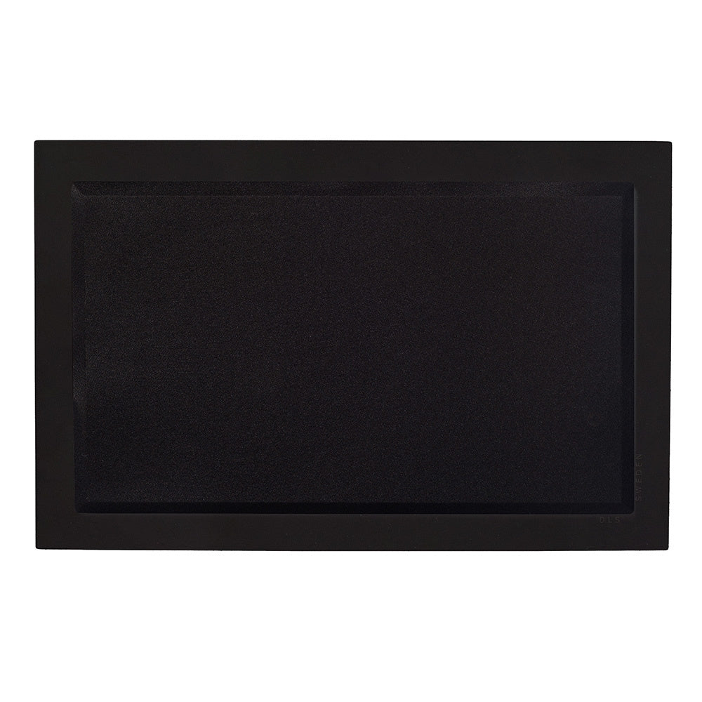 2-pack DLS Flatsub 8.2 vägghängningsbar aktiv subwoofer, mattsvart