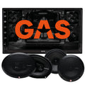 GAS GMV651BT & Rockford Fosgate Prime-högtalare