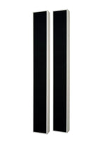 2-pack DLS Flatbox Slim XL on-wall högtalare, mattvitt