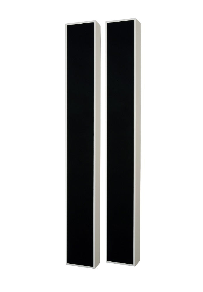 2-pack DLS Flatbox Slim XL on-wall högtalare, mattvitt