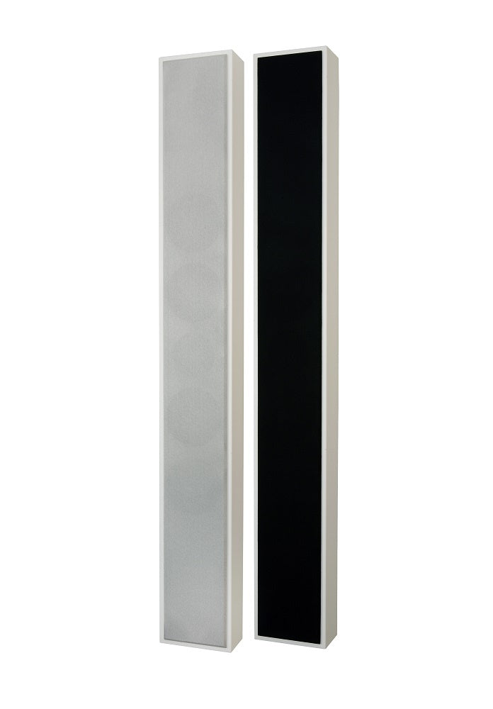 2-pack DLS Flatbox Slim XL on-wall högtalare, mattvitt