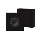2-pack DLS Flatbox Slim Mini vägghögtalare, mattsvart
