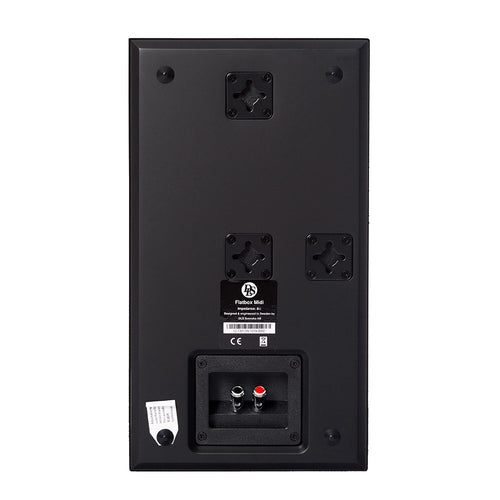 2-pack DLS Flatbox Midi on-wall högtalare, mattsvart