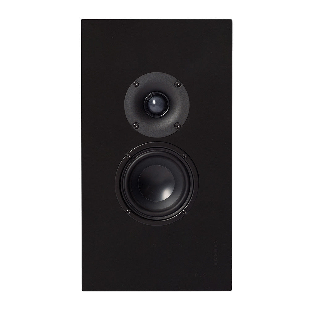 2-pack DLS Flatbox Midi on-wall högtalare, mattsvart