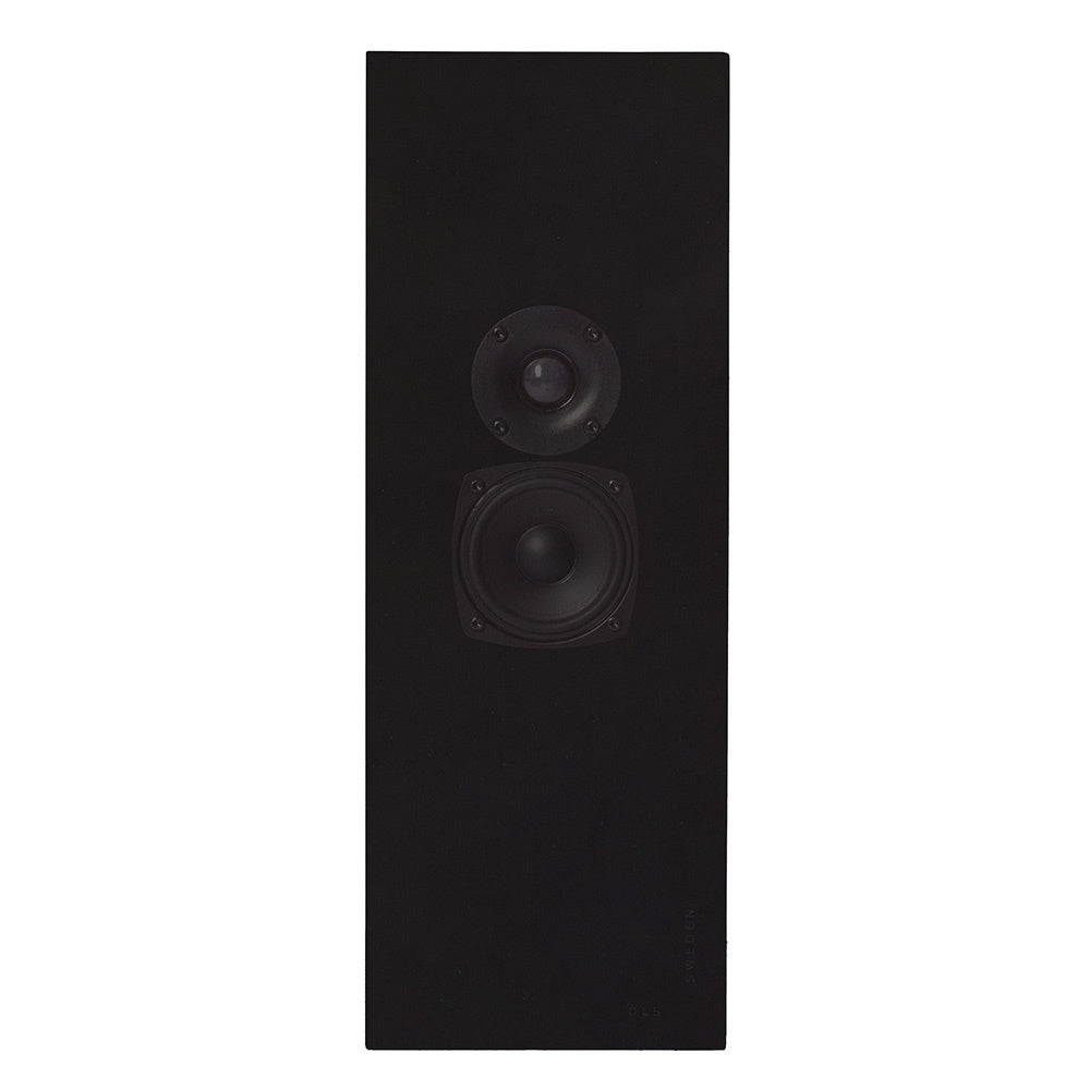 2-pack DLS Flatbox Slim Large vägghögtalare, mattsvart