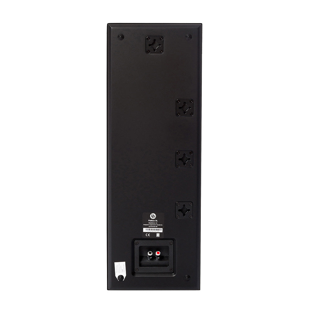 2-pack DLS Flatbox XL on-wall högtalare, mattsvart