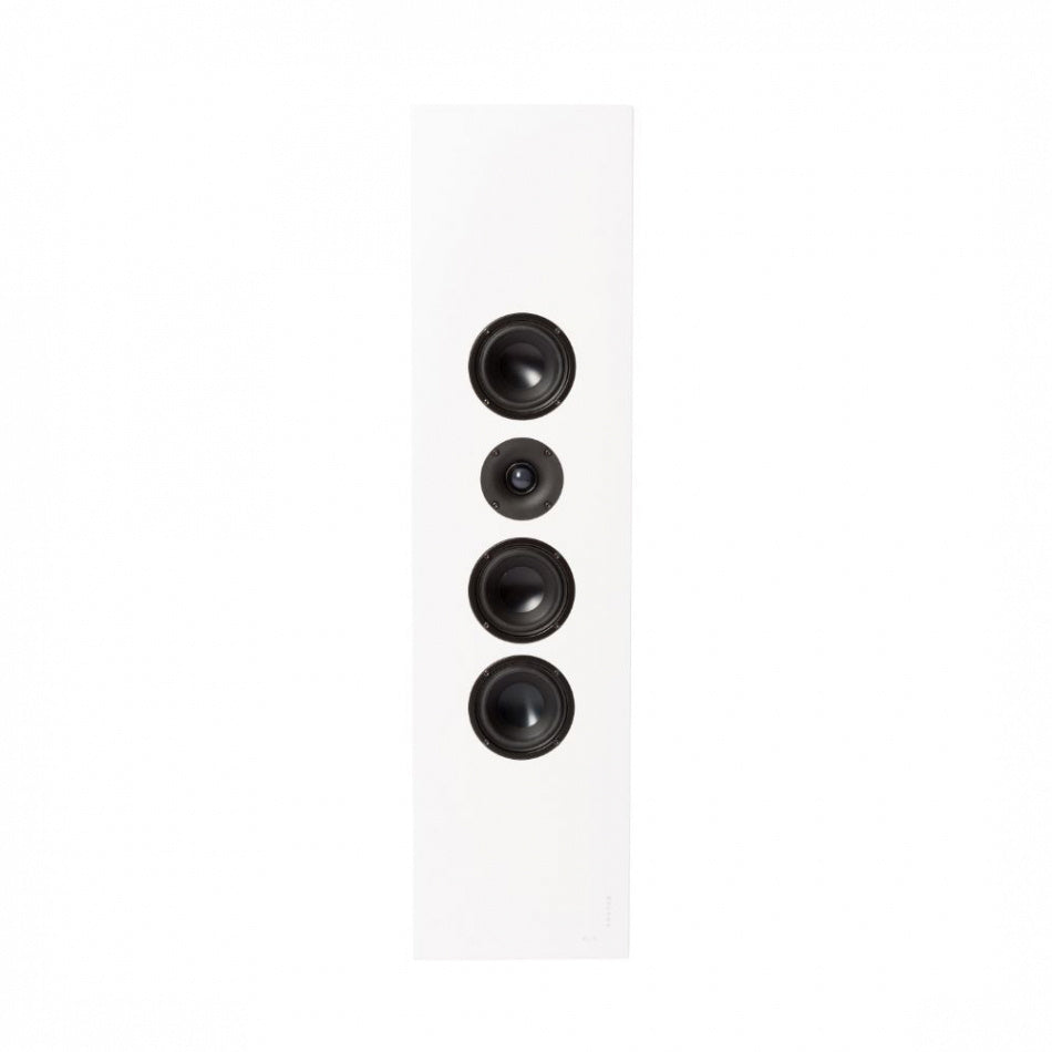 2-pack DLS Flatbox XXL on-wall högtalare, mattvitt