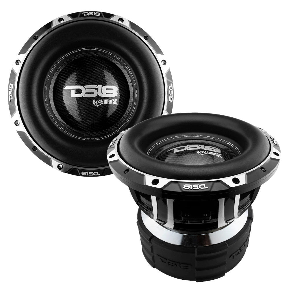 2-pack DS18 HOOLIGAN-X12.2DHE, orimligt tung 12 tums bas