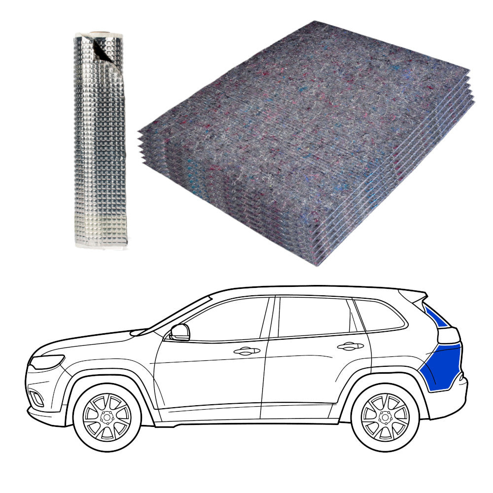 Ljudisolering till SUV, bagage inkl. lucka