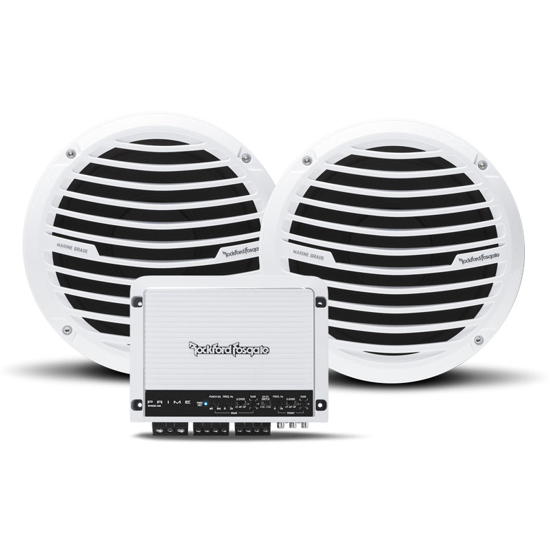 2 pack Rockford Fosgate RM110D4 & M400-4D