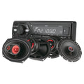 GAS MAD M100-BT bilstereopaket med Bass Habit Play-högtalare