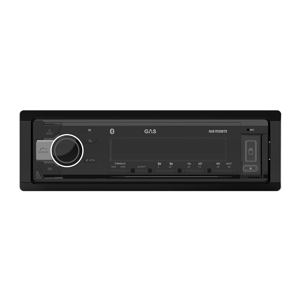 GAS MAD M120-BTD med MAD K1 och X1-högtalare, bilstereopaket