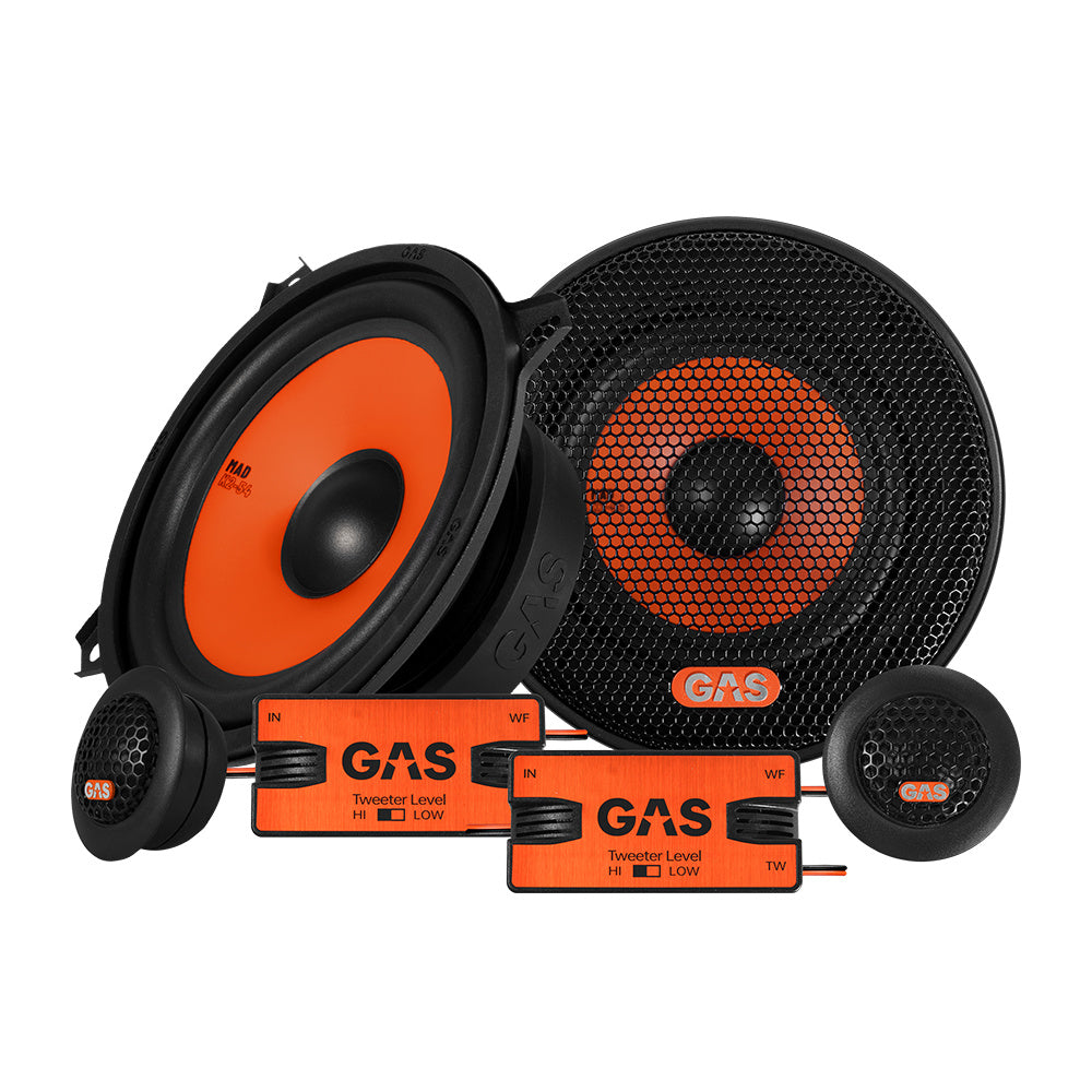 GAS MAD M130-BTN med MAD K2/X2-högtalare, bilstereopaket