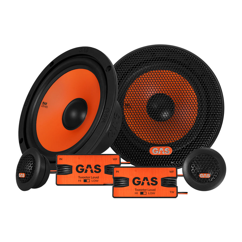 GAS MAD M130-BTN med MAD K2/X2-högtalare, bilstereopaket